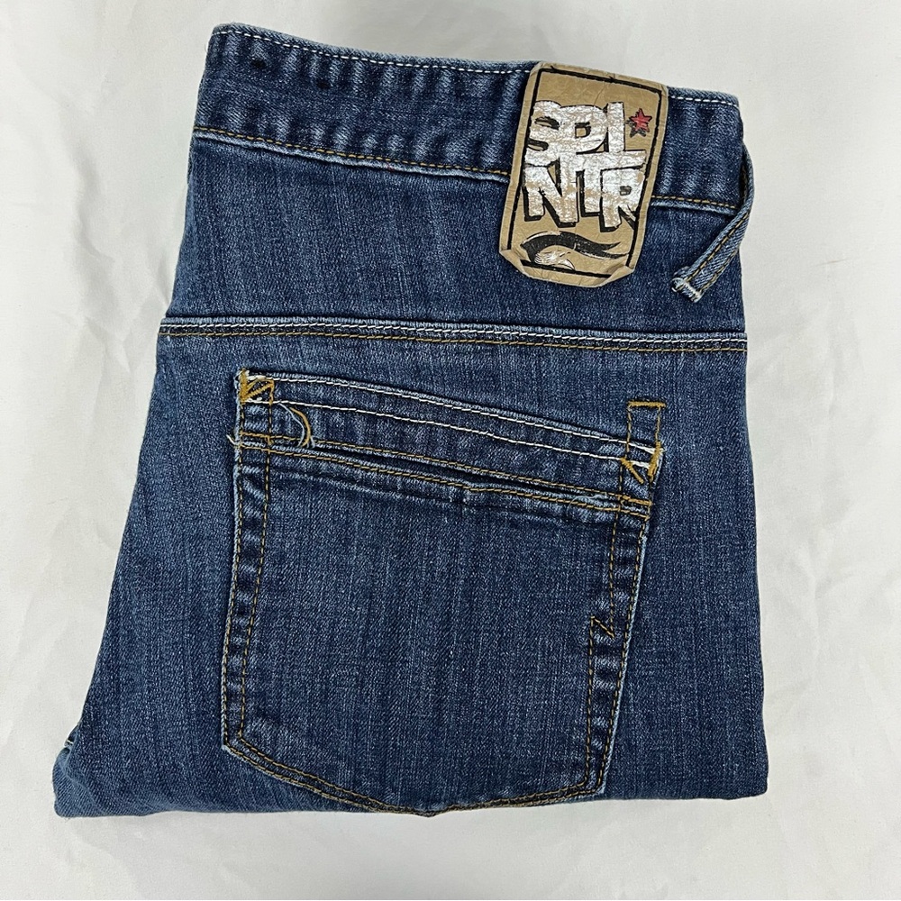 SHMACK • Dark Wash Skinny Leg Jeans No Size Tag